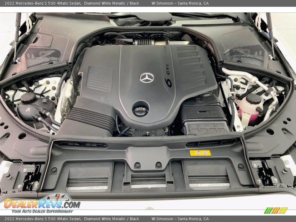 2022 Mercedes-Benz S 500 4Matic Sedan 3.0 Liter Turbocharged DOHC 24-Valve VVT Inline 6 Cylinder w/EQ Boost Engine Photo #9