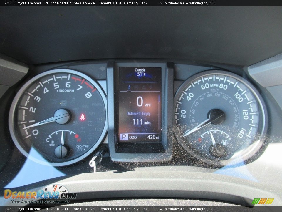 2021 Toyota Tacoma TRD Off Road Double Cab 4x4 Cement / TRD Cement/Black Photo #16