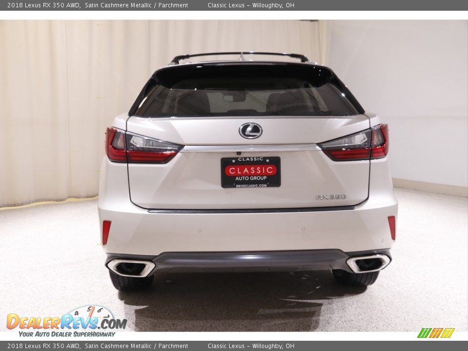 2018 Lexus RX 350 AWD Satin Cashmere Metallic / Parchment Photo #22