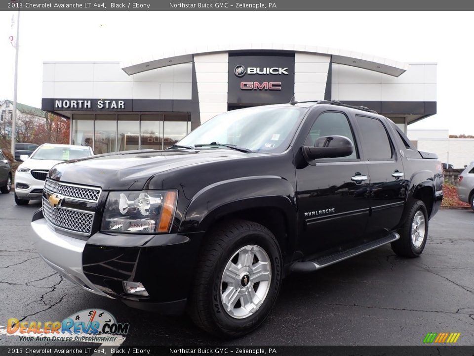 2013 Chevrolet Avalanche LT 4x4 Black / Ebony Photo #1