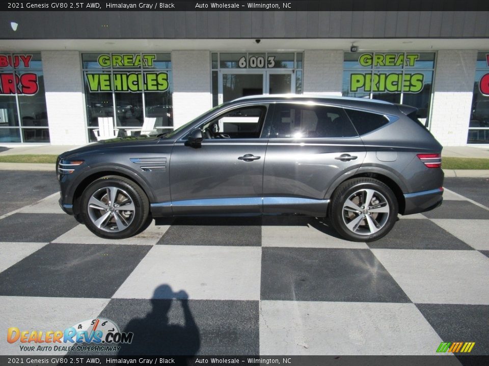 2021 Genesis GV80 2.5T AWD Himalayan Gray / Black Photo #1