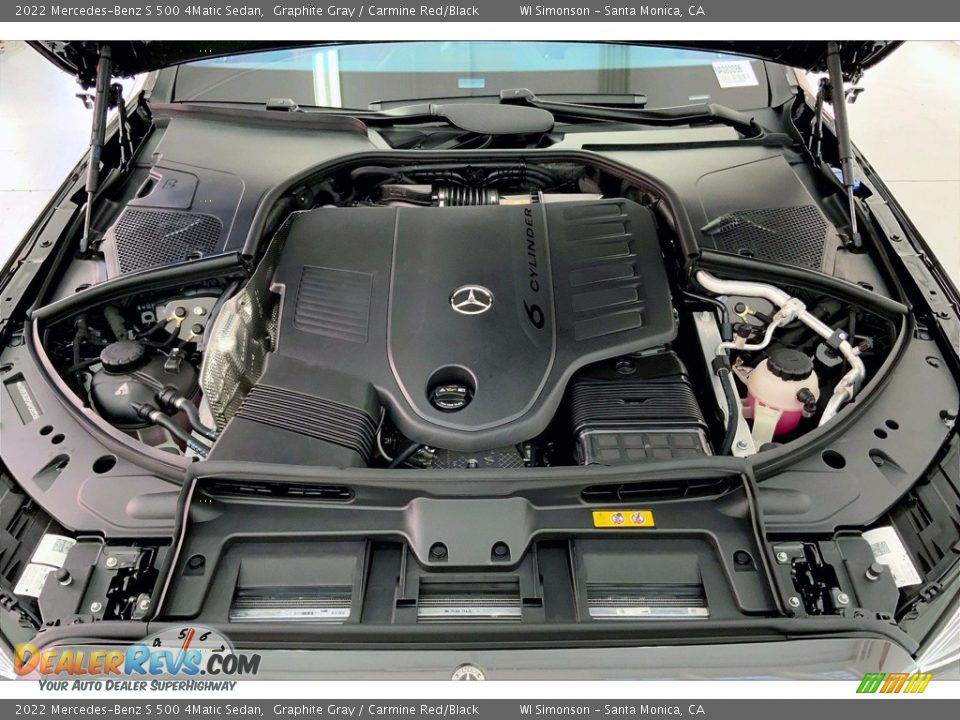 2022 Mercedes-Benz S 500 4Matic Sedan 3.0 Liter Turbocharged DOHC 24-Valve VVT Inline 6 Cylinder w/EQ Boost Engine Photo #9