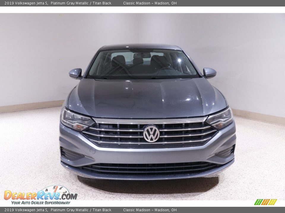 2019 Volkswagen Jetta S Platinum Gray Metallic / Titan Black Photo #2