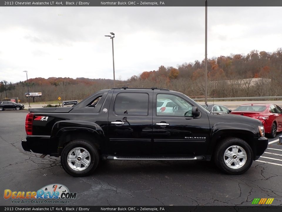 2013 Chevrolet Avalanche LT 4x4 Black / Ebony Photo #5