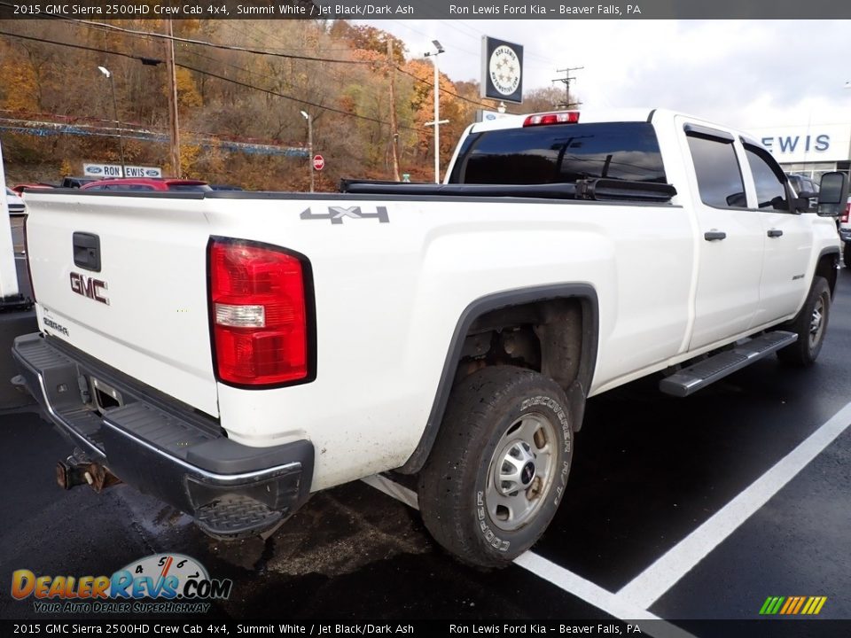 2015 GMC Sierra 2500HD Crew Cab 4x4 Summit White / Jet Black/Dark Ash Photo #2