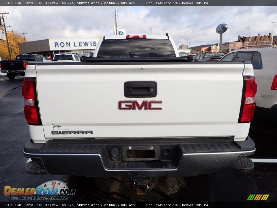 2015 GMC Sierra 2500HD Crew Cab 4x4 Summit White / Jet Black/Dark Ash Photo #3
