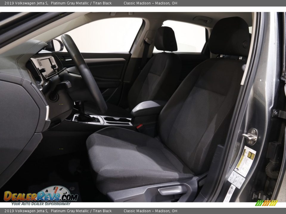 2019 Volkswagen Jetta S Platinum Gray Metallic / Titan Black Photo #5