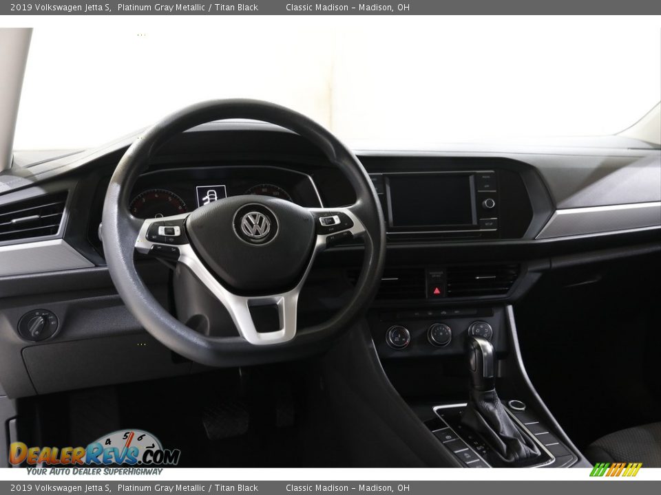 2019 Volkswagen Jetta S Platinum Gray Metallic / Titan Black Photo #6