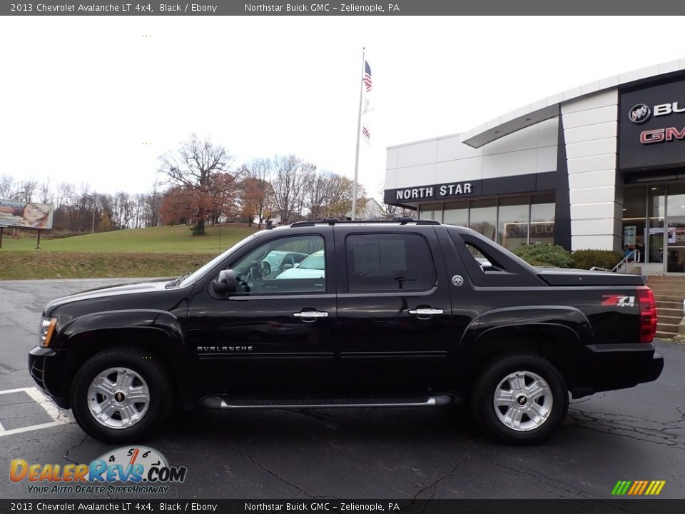 2013 Chevrolet Avalanche LT 4x4 Black / Ebony Photo #12