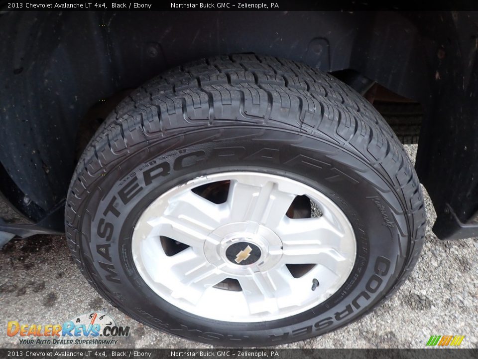 2013 Chevrolet Avalanche LT 4x4 Black / Ebony Photo #14