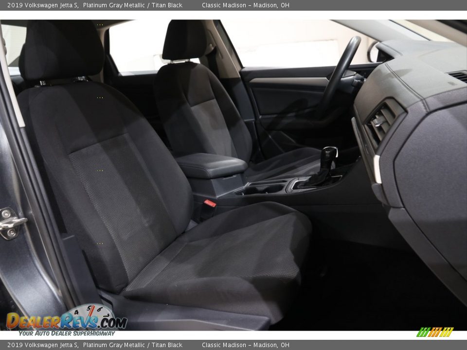 2019 Volkswagen Jetta S Platinum Gray Metallic / Titan Black Photo #13