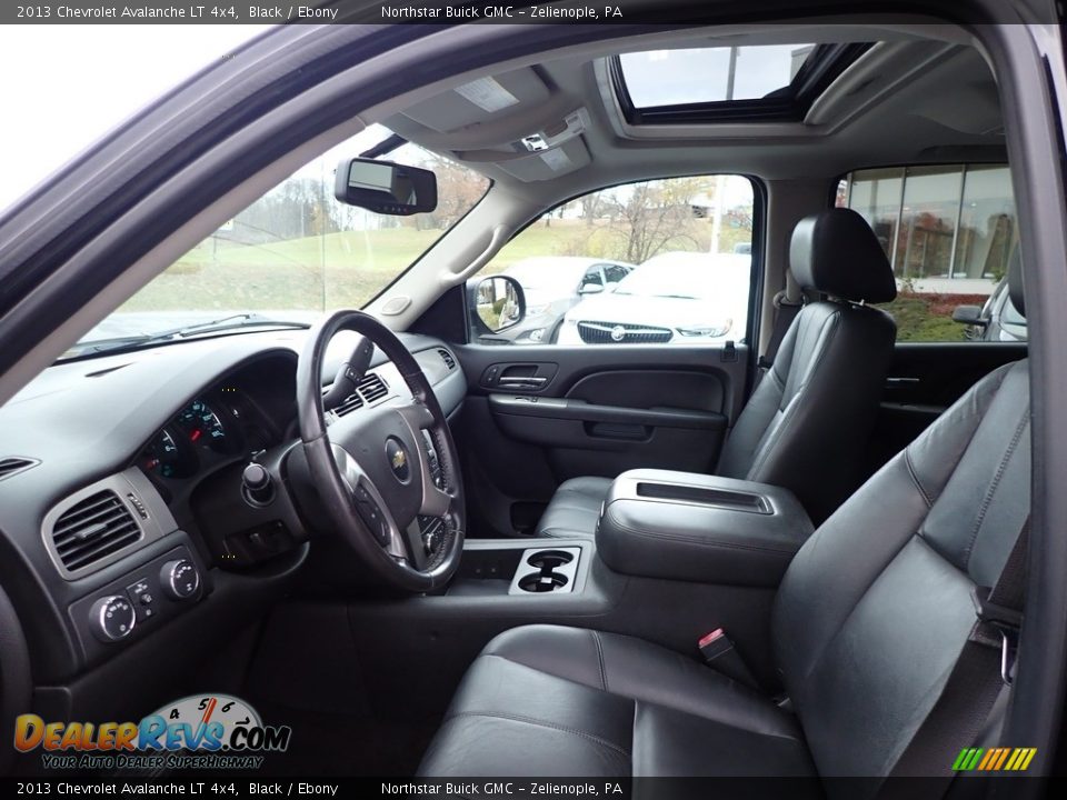 2013 Chevrolet Avalanche LT 4x4 Black / Ebony Photo #16