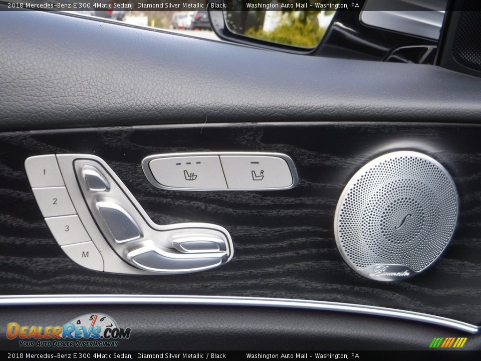 2018 Mercedes-Benz E 300 4Matic Sedan Diamond Silver Metallic / Black Photo #6