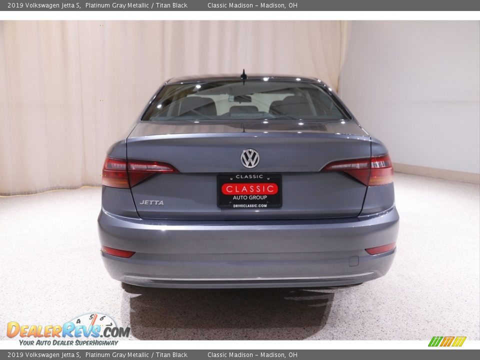 2019 Volkswagen Jetta S Platinum Gray Metallic / Titan Black Photo #16