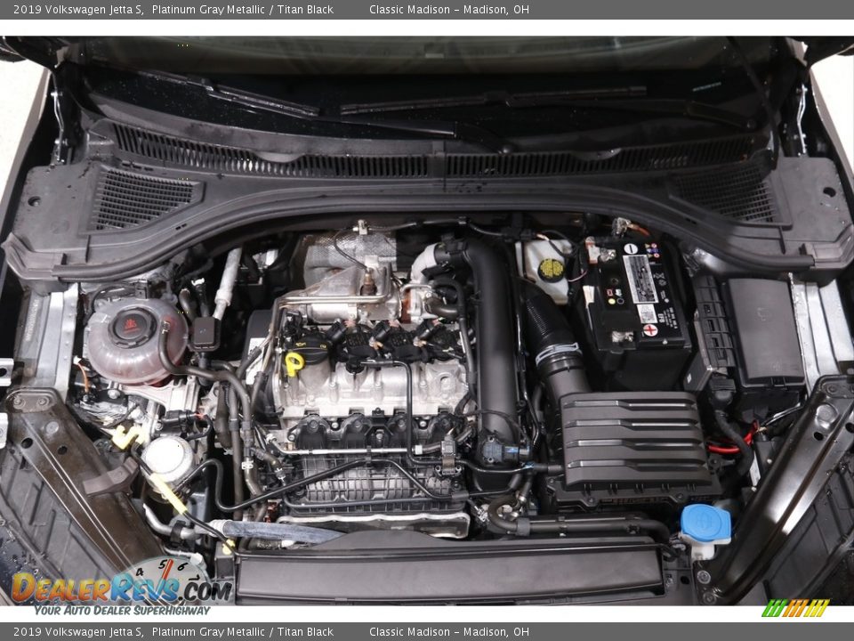 2019 Volkswagen Jetta S Platinum Gray Metallic / Titan Black Photo #17