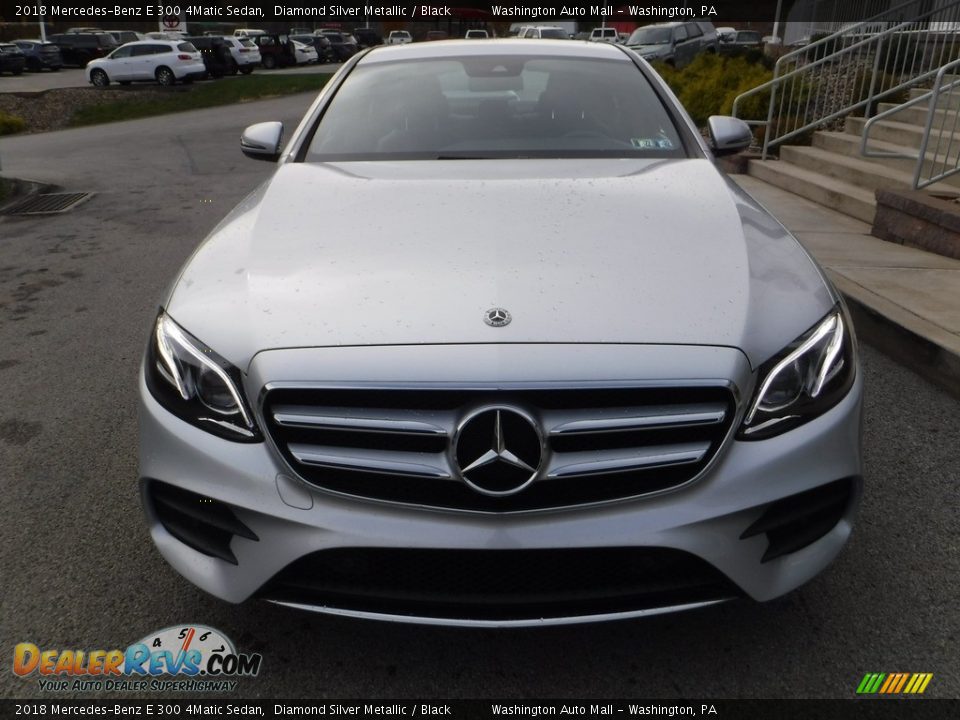 2018 Mercedes-Benz E 300 4Matic Sedan Diamond Silver Metallic / Black Photo #8