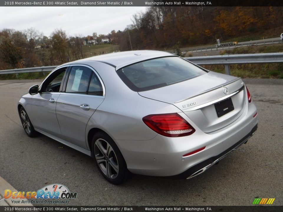 2018 Mercedes-Benz E 300 4Matic Sedan Diamond Silver Metallic / Black Photo #11