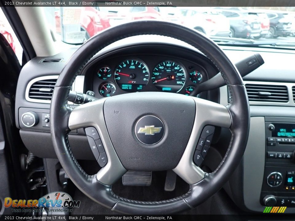 2013 Chevrolet Avalanche LT 4x4 Black / Ebony Photo #21