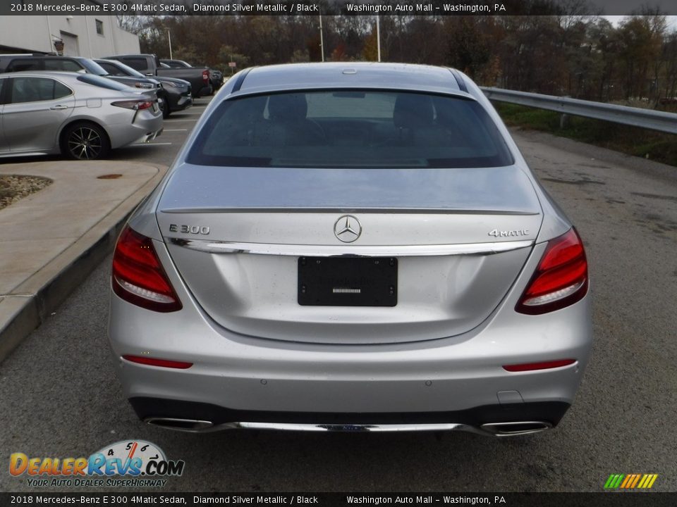 2018 Mercedes-Benz E 300 4Matic Sedan Diamond Silver Metallic / Black Photo #12