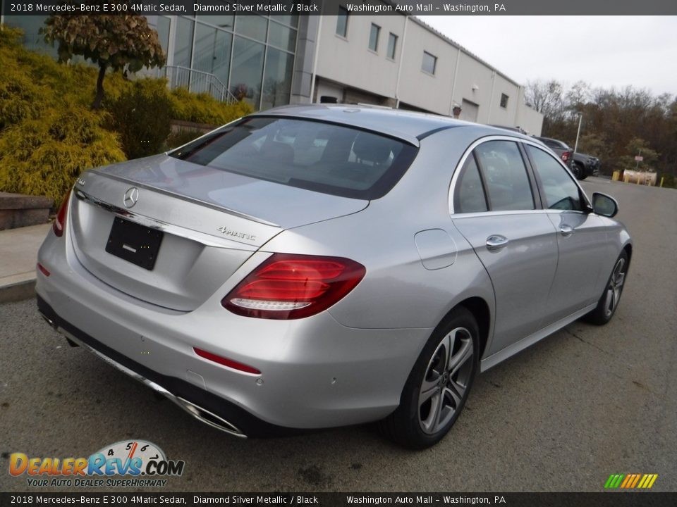 2018 Mercedes-Benz E 300 4Matic Sedan Diamond Silver Metallic / Black Photo #13