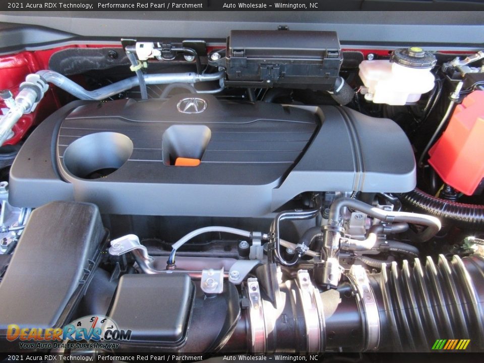 2021 Acura RDX Technology Performance Red Pearl / Parchment Photo #6