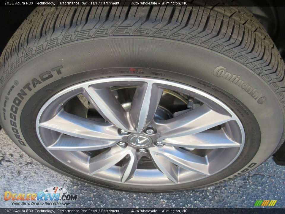 2021 Acura RDX Technology Performance Red Pearl / Parchment Photo #7