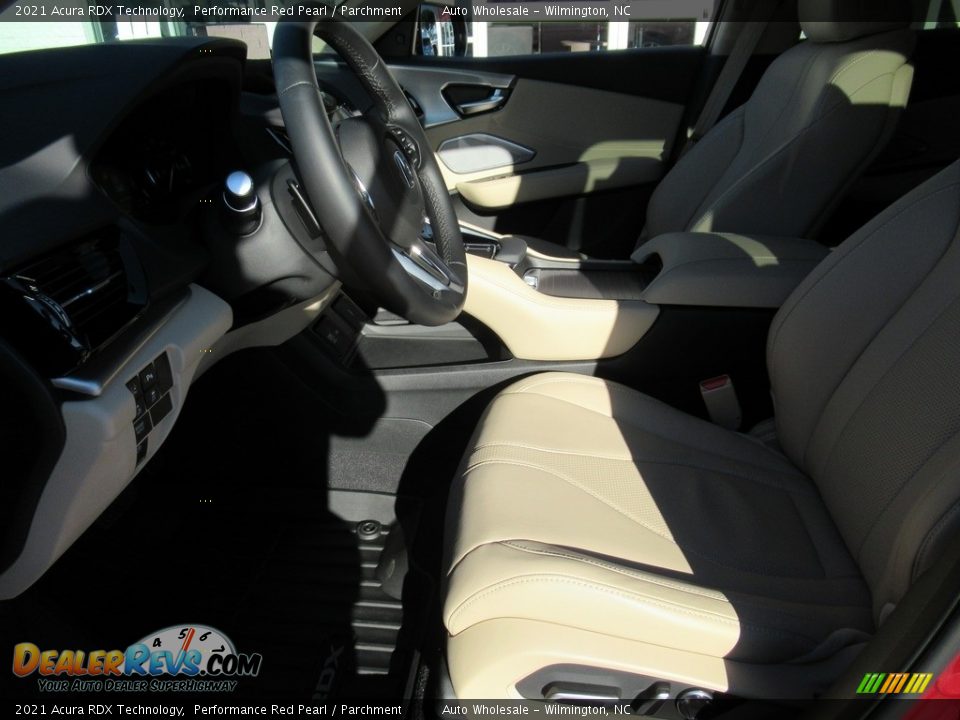 2021 Acura RDX Technology Performance Red Pearl / Parchment Photo #10
