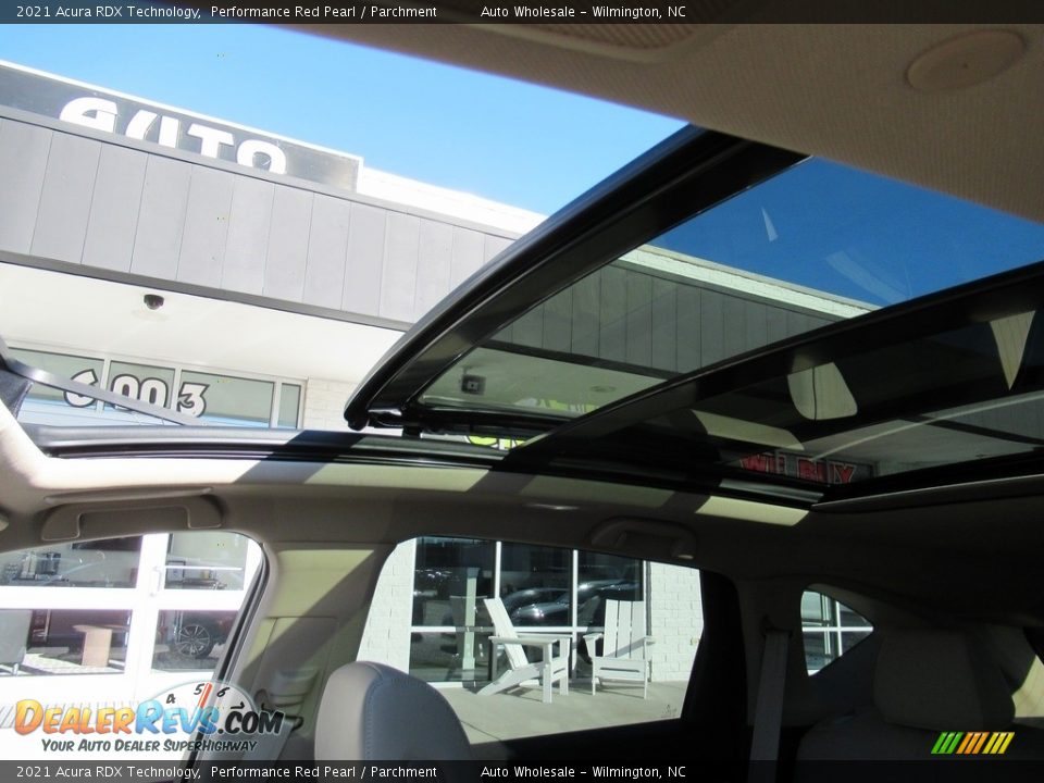 2021 Acura RDX Technology Performance Red Pearl / Parchment Photo #11