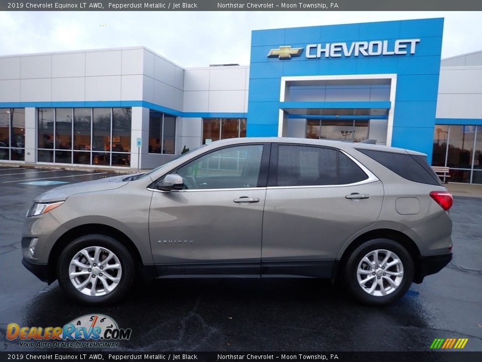 2019 Chevrolet Equinox LT AWD Pepperdust Metallic / Jet Black Photo #3