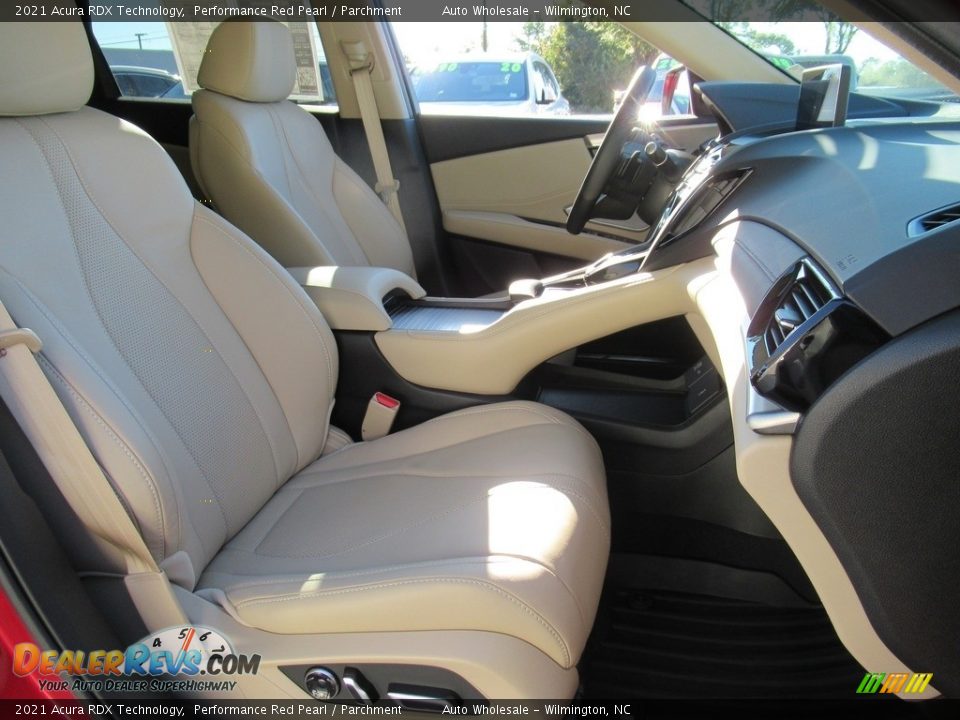 2021 Acura RDX Technology Performance Red Pearl / Parchment Photo #13