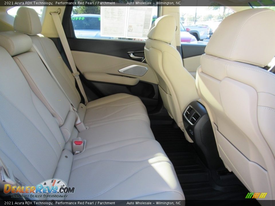 2021 Acura RDX Technology Performance Red Pearl / Parchment Photo #14