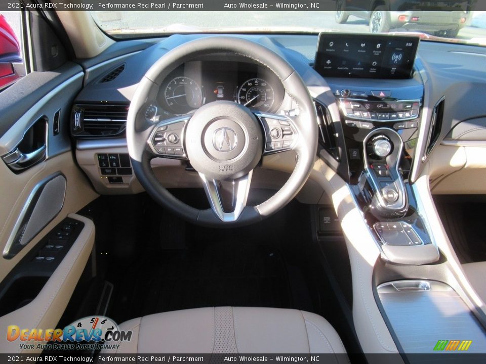 2021 Acura RDX Technology Performance Red Pearl / Parchment Photo #15