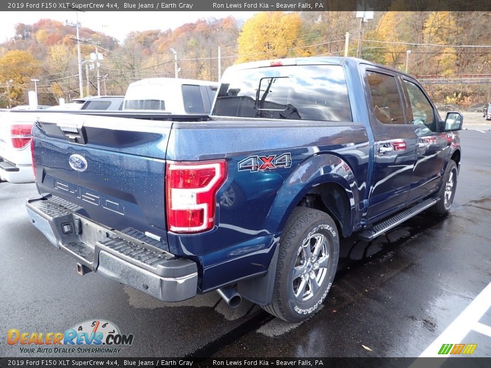 2019 Ford F150 XLT SuperCrew 4x4 Blue Jeans / Earth Gray Photo #2