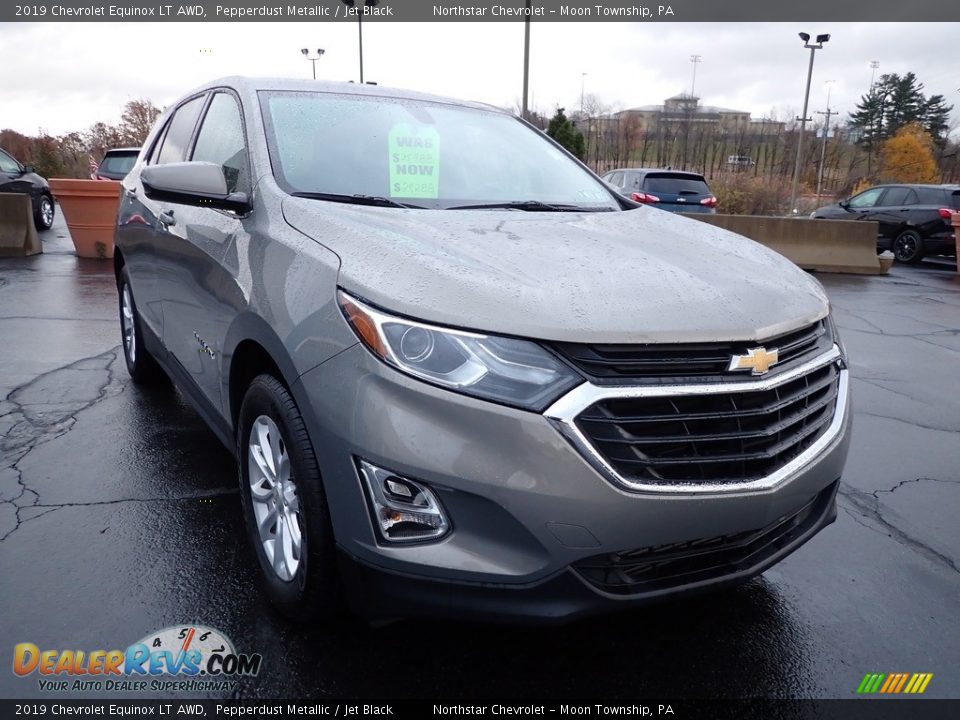 2019 Chevrolet Equinox LT AWD Pepperdust Metallic / Jet Black Photo #12