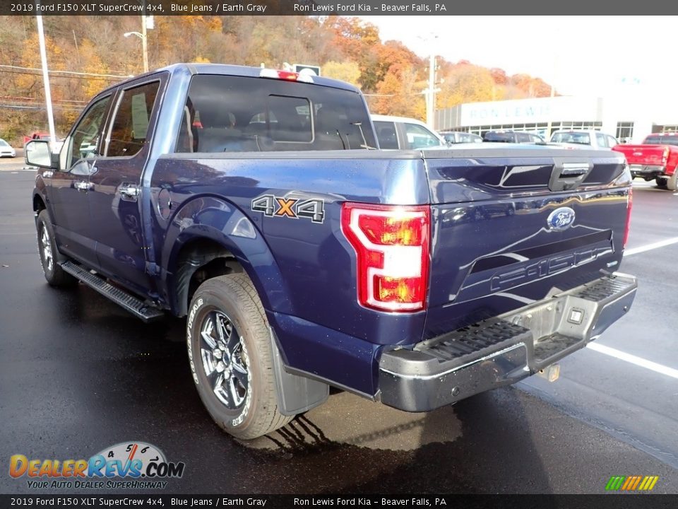 2019 Ford F150 XLT SuperCrew 4x4 Blue Jeans / Earth Gray Photo #4