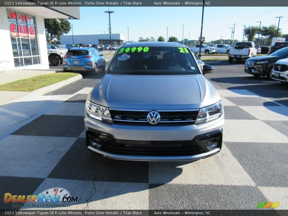 2021 Volkswagen Tiguan SE R-Line 4Motion Pyrite Silver Metallic / Titan Black Photo #2