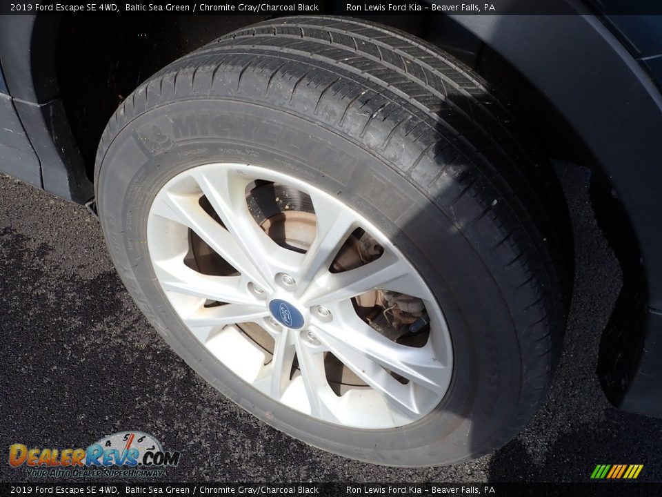2019 Ford Escape SE 4WD Baltic Sea Green / Chromite Gray/Charcoal Black Photo #5