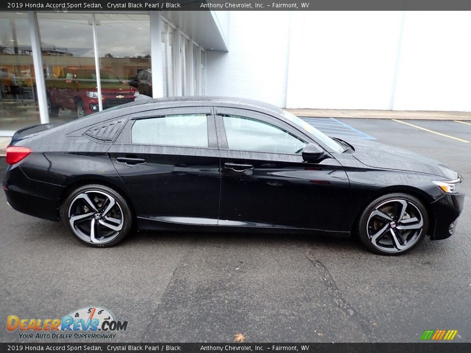 2019 Honda Accord Sport Sedan Crystal Black Pearl / Black Photo #2