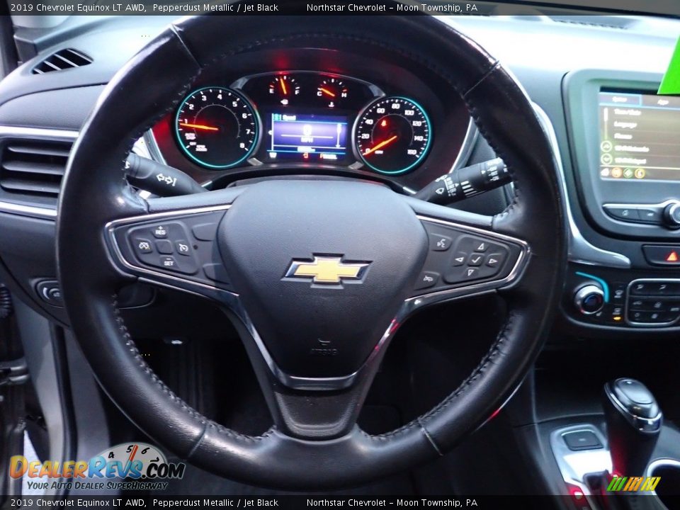 2019 Chevrolet Equinox LT AWD Pepperdust Metallic / Jet Black Photo #26