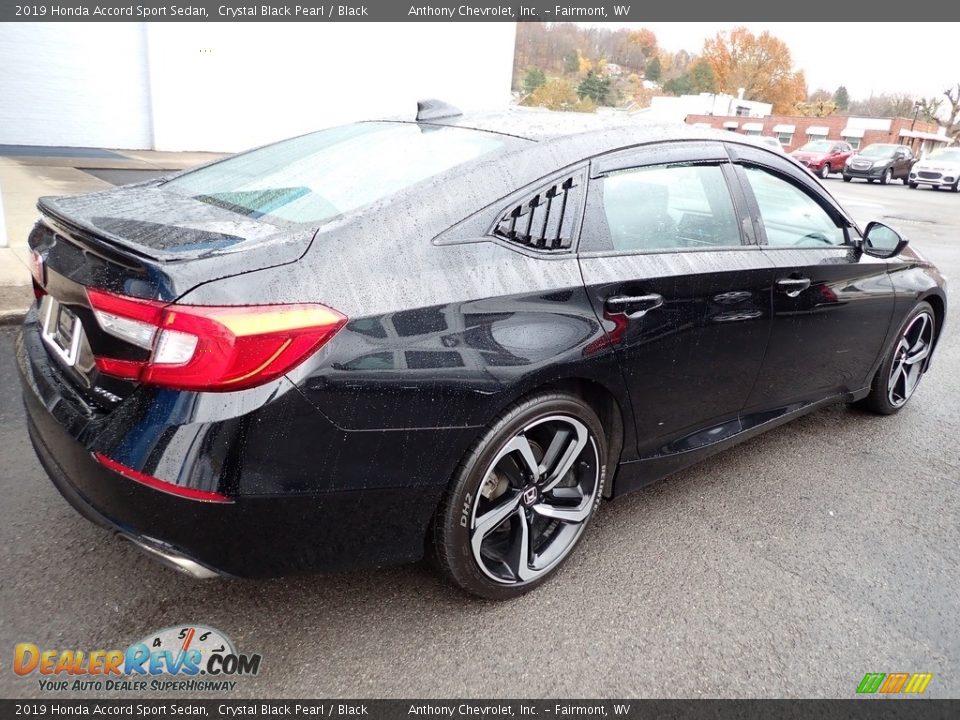 2019 Honda Accord Sport Sedan Crystal Black Pearl / Black Photo #3