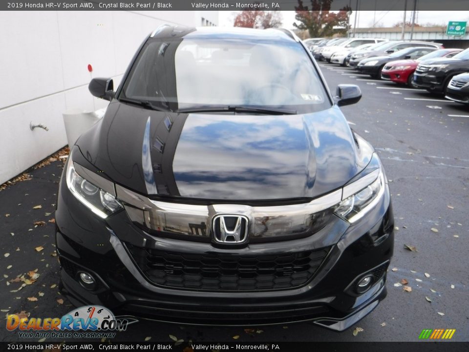 2019 Honda HR-V Sport AWD Crystal Black Pearl / Black Photo #3