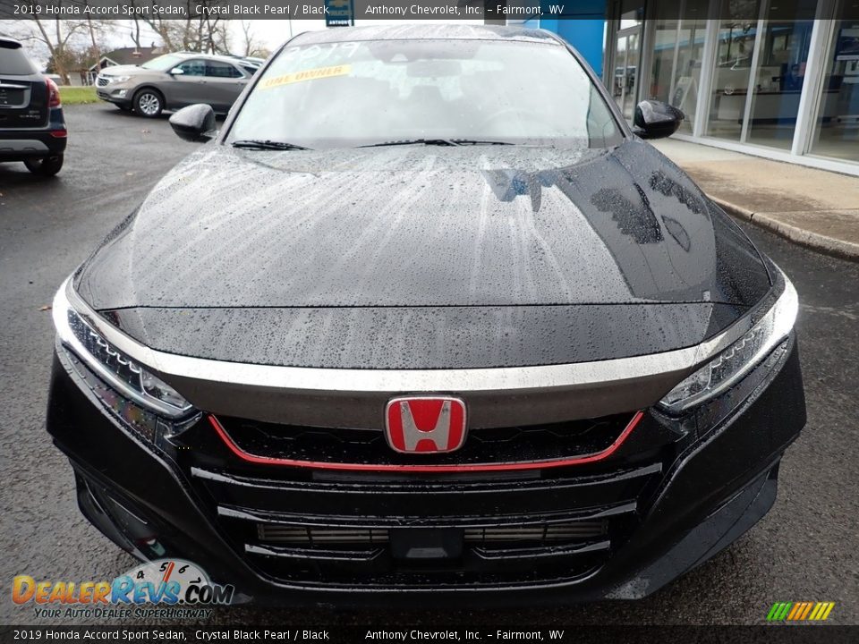 2019 Honda Accord Sport Sedan Crystal Black Pearl / Black Photo #8