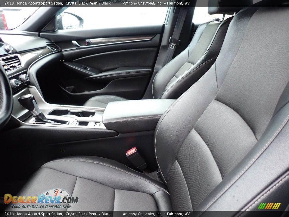 2019 Honda Accord Sport Sedan Crystal Black Pearl / Black Photo #10