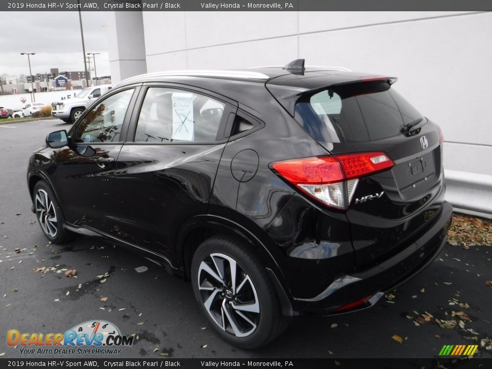 2019 Honda HR-V Sport AWD Crystal Black Pearl / Black Photo #8