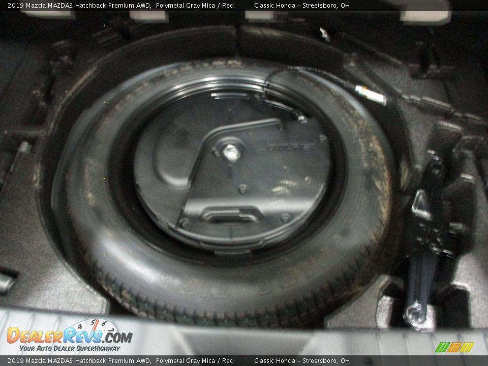 2019 Mazda MAZDA3 Hatchback Premium AWD Polymetal Gray Mica / Red Photo #24