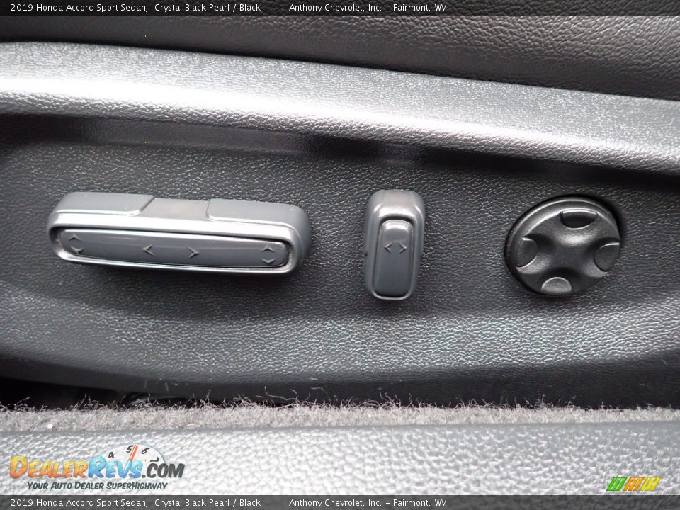 2019 Honda Accord Sport Sedan Crystal Black Pearl / Black Photo #16