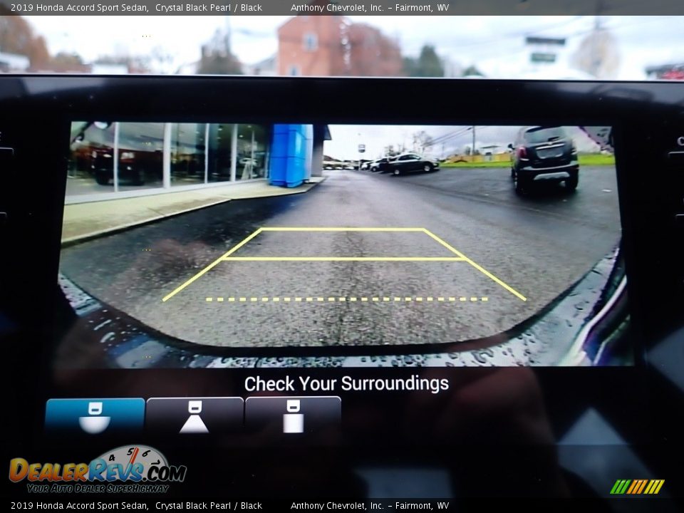 2019 Honda Accord Sport Sedan Crystal Black Pearl / Black Photo #17