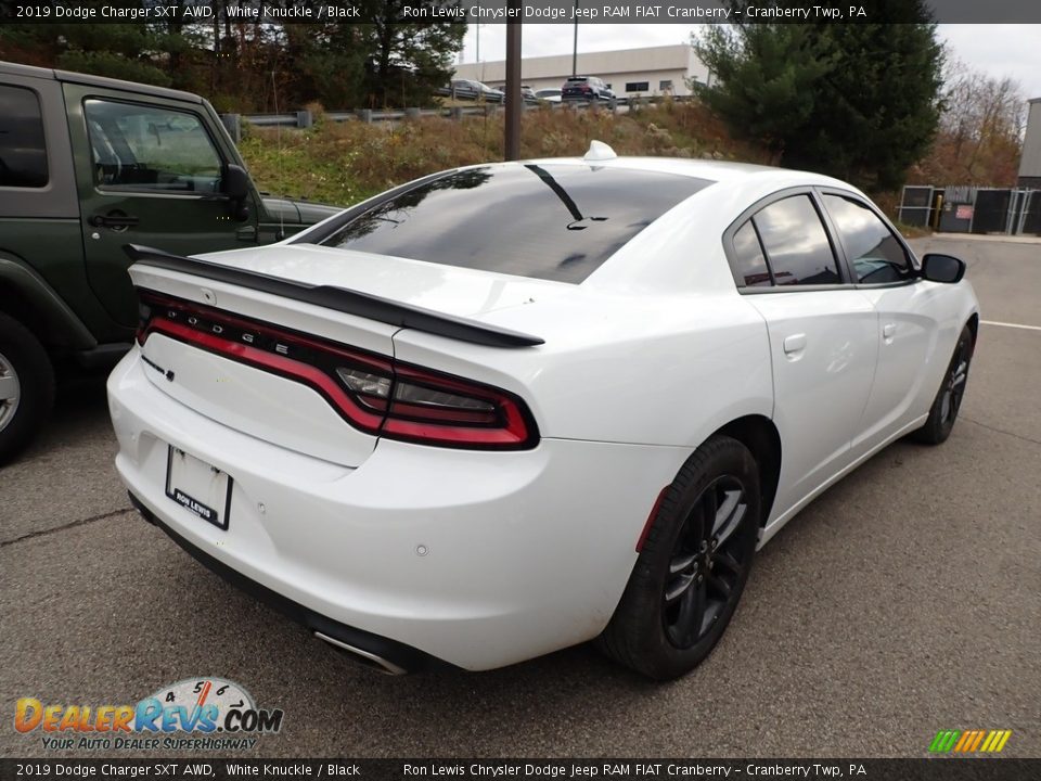 2019 Dodge Charger SXT AWD White Knuckle / Black Photo #3