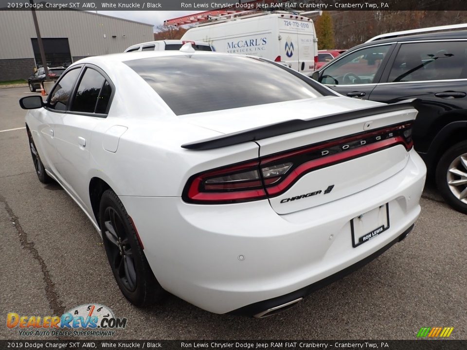 2019 Dodge Charger SXT AWD White Knuckle / Black Photo #4