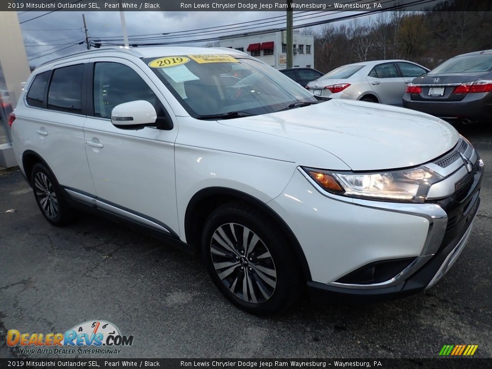 2019 Mitsubishi Outlander SEL Pearl White / Black Photo #8